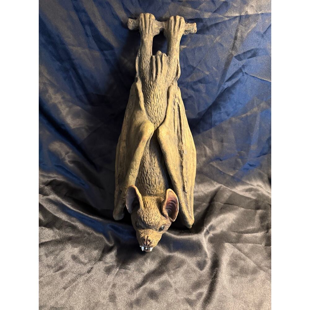 Spirit Halloween Upside Down Hanging 14’’ Latex Bat